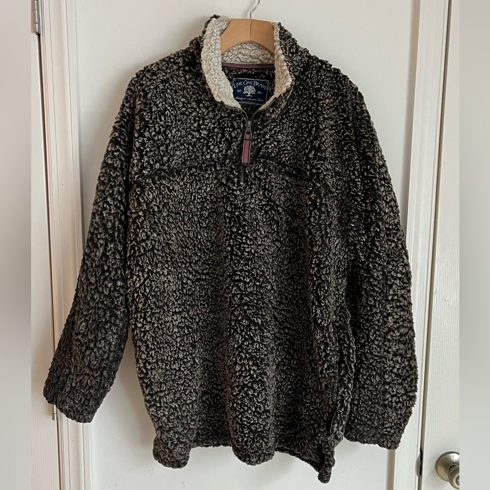 Like Oak Brand Fuzzy 1/4 zip
